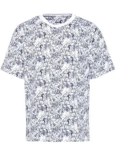 Rassvet Graphic-print T-shirt In White