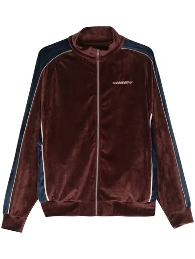 Rassvet Racer Zip Jacket In Burgundy