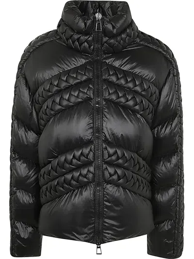 Raxxy Braiding Pattern Jacket Clothing In Black