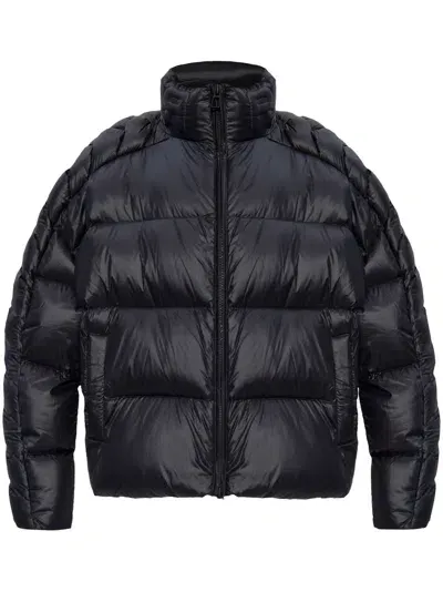 Raxxy Panelled Puffer Jacket In Black