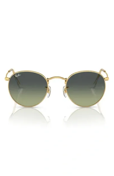 Ray Ban Ray-ban 47mm Round Sunglasses In Gold