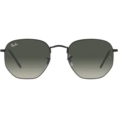 Ray Ban Ray-ban 51mm Gradient Aviator Sunglasses In Black/grey Gradient