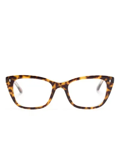 Ray Ban Butterfly-frame Glasses In Brown