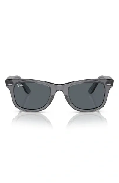 Ray Ban Classic 50mm Wayfarer Sunglasses In Gray/gray Solid