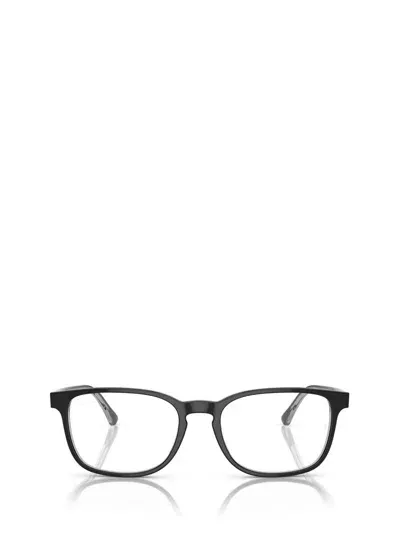 Ray Ban Ray-ban Eyeglasses In Dark Grey On Transparent Grey