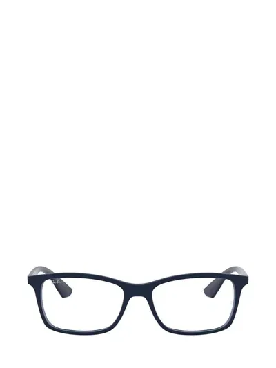 Ray Ban Ray-ban Eyeglasses In Matte Transparent Blue