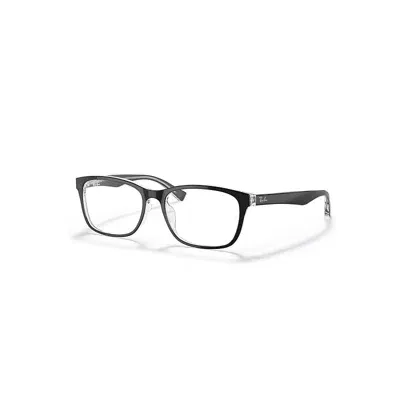 Ray Ban Eyeglasses Unisex Rb5315d - Black Frame Demo Lens Lenses 55-17