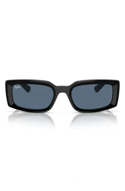 Ray Ban Kiliane 54mm Pillow Sunglasses In Black/blue Solid