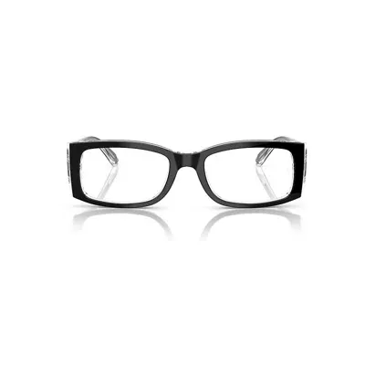 Ray Ban Miriam Optics Eyeglasses Black On Transparent Frame Clear Lenses Polarized 54-19