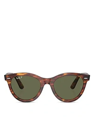 Ray Ban Ray-ban Oval Sunglasses, 54mm In Havana/gray Polarized Solid