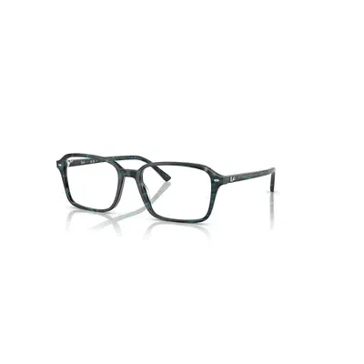 Ray Ban Raimond Optics  Transparent Fantasy Blau/grau Fassung Klar Glas Polarisiert 54-18 In Black