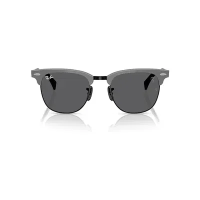 Ray Ban Rb3807m Scuderia Ferrari Collection Chromance Sunglasses Brushed Gunmetal Frame Grey Lenses Polarize