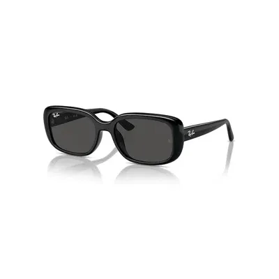 Ray Ban Rb4421d Bio-based Sonnenbrillen Schwarz Fassung Grau Glas 56-18