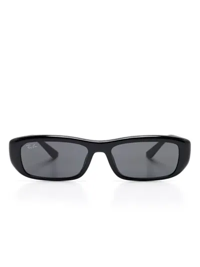 Ray Ban Rectangle-shape Sunglasses In Black