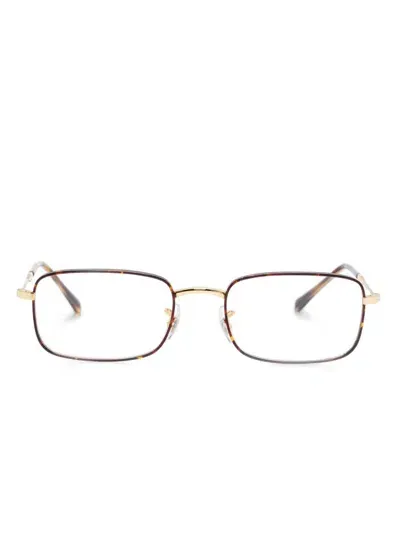 Ray Ban Rx3746v Glasses In Brown