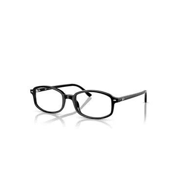 Ray Ban Sam Optics  Schwarz Fassung Klar Glas Polarisiert 52-19 In Black