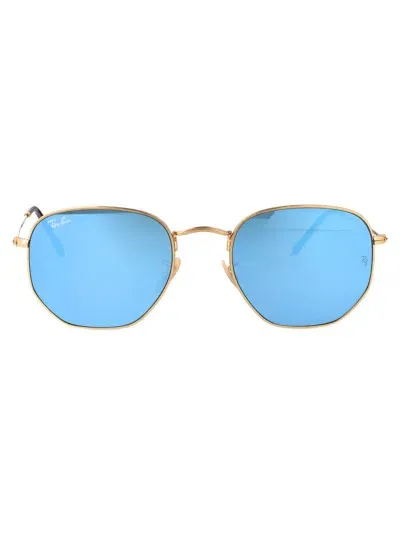 Ray Ban Ray-ban Sunglasses In 001/9o Gold