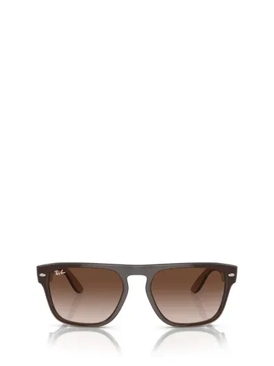 Ray Ban Ray-ban Sunglasses In Brown Light Brown Transparent Beige