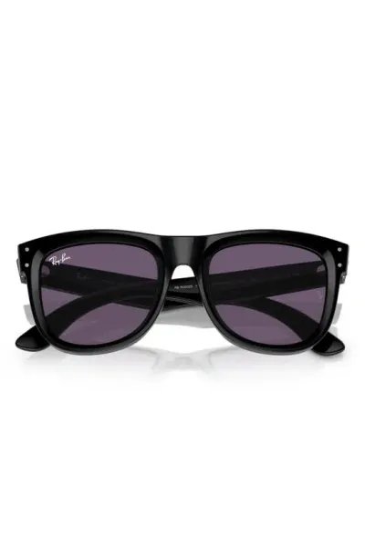 Ray Ban Wayfarer Reverse 50mm Square Sunglasses In Violet