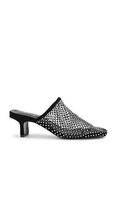 Raye Naama Heel In Black & Rhinestone