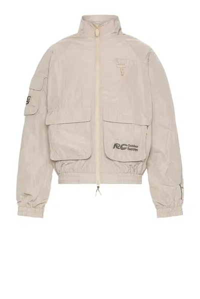 Rc Outdoor Supply Cargo Track Jacket In Mauve