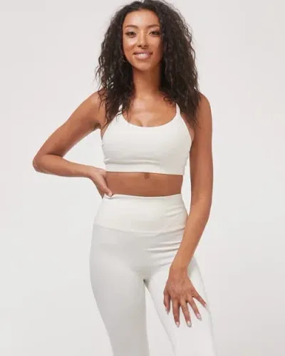 Rebody Active Cammie Cloudlux Bra In Off White