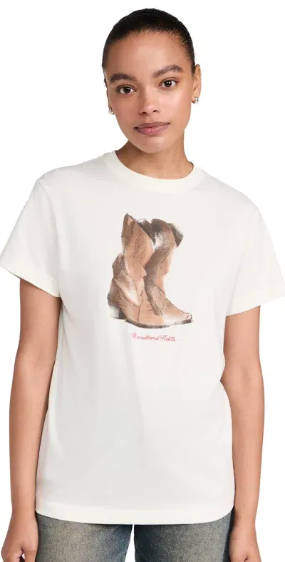 Recreational Habits Boots Graphic Tee Cream