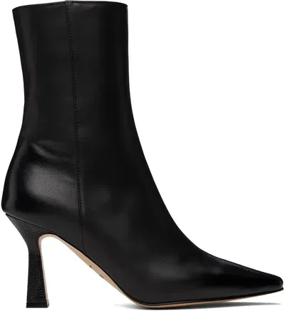 Recto Black Cassandra Ankle Boots