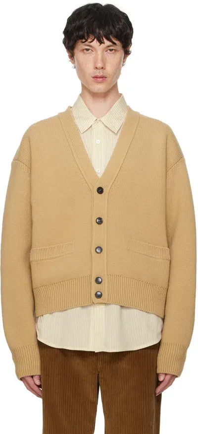 Recto Tan Ruth Cardigan In Camel