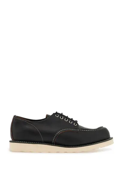 Red Wing Laced Moc Oxford In Black (black)