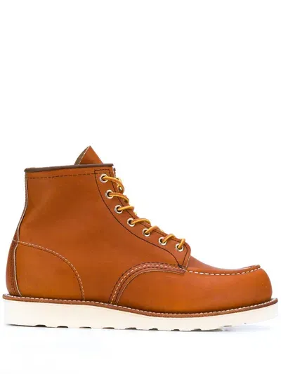 Red Wing Men's Leather Work Boots In Brown