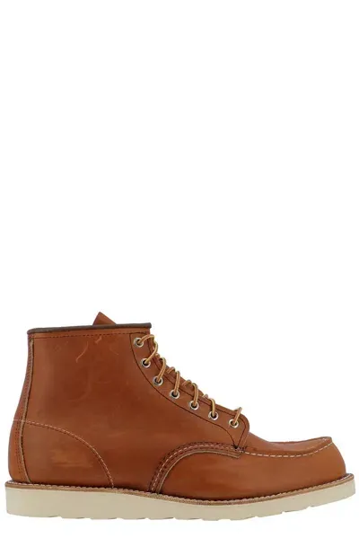 Red Wing Shoes Classic Moc Boots In Brown