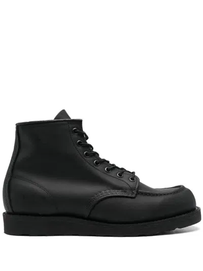 Red Wing Shoes Leather Ankle Boots In Black