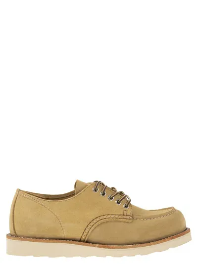 Red Wing Shop Moc Hawthorne Abilene - Suede Derby In Honey