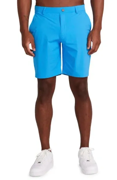 Redvanly Hanover Pull-on Shorts In Malibu Blue