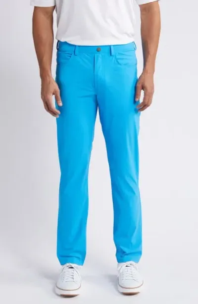 Redvanly Kent Pull-on Golf Pants In Malibu Blue