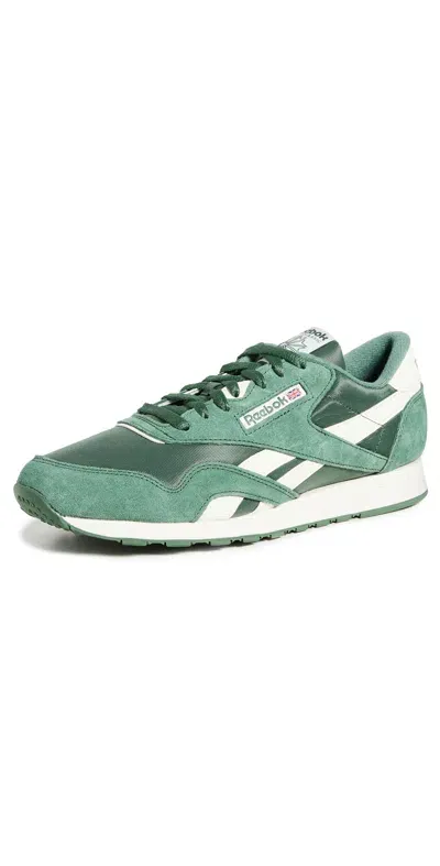 Reebok Classic Nylon Sneakers Escape Green/chalk