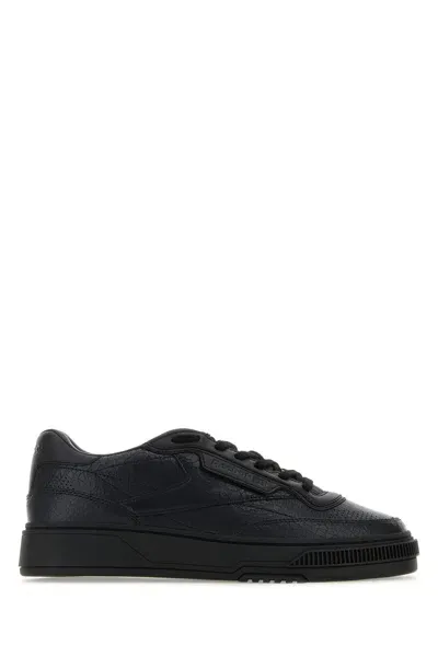 Reebok Black Club C Ltd Sneakers In Cracked Black