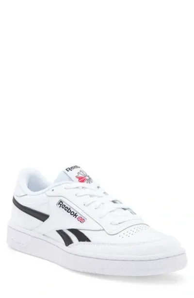 Reebok Club C Revenge Sneaker In White/black/white