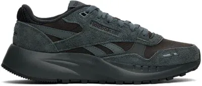 Reebok Gray Classic Leather 2400 Sneakers In Dark Matter/grey 5/g