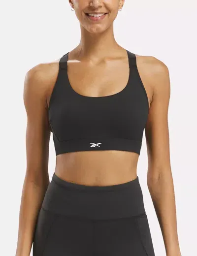 Reebok Lux High Impact Bra In Black