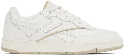 Reebok Off-white Bb 4000 Ii Basketball Sneakers In Chalk/classicbeige