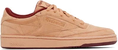 Reebok Orange Club C 85 Sneakers In Clay/washedclay/rich