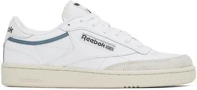 Reebok White Club C 85 Sneakers In White/white/chalk