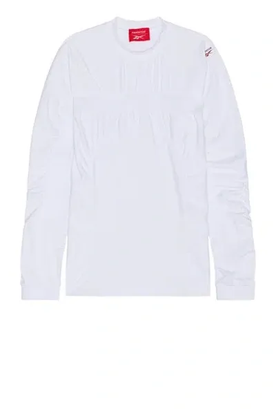 Reebok X Kanghyuk Paneled Long Sleeve Tee In White