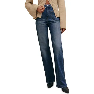 Reformation Alyssa High Waist Wide Leg Jeans In Mellusine