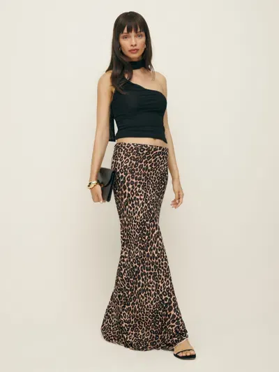 Reformation Bella Skirt In Leo