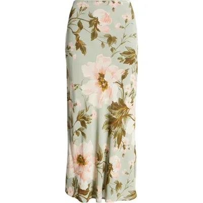 Reformation Layla Print Maxi Skirt In Fauna