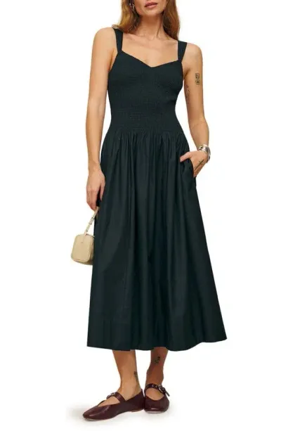 Reformation Sariah Dress In Black