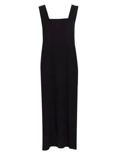 Reformation Romy Square Neck Maxi Dress In Black